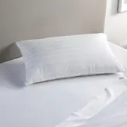 Sheridan Deluxe Feather & Down Surround Pillow in White Size: Standard Medium Material: Cotton @Sheridan Rewards