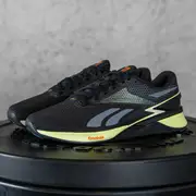 [Reebok] Reebok - Nano X3 - Men's - CORE BLACK/ENERGY GLOW/SMASH ORANGE