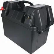 OEX Plastic Battery Box with Power Outlets 340 x 200 x 225 mm