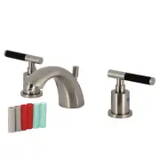 Kingston Brass KB895.CKL Kaiser 1.2 GPM Widespread Bathroom - Nickel