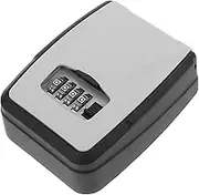 DIYEAH Portable Key Lock Box with Code Wall Mounted Security Key Holder for Use Weatherproof Construction Combination Lock for Home Garage Garden and Office