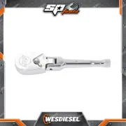 SP Tools 1/4" Drive Sealed Flex Head Stubby Ratchet - 90 Teeth High Durability
