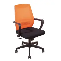 在飛比找momo購物網優惠-【DFhouse】雷奇-電腦辦公椅(橘色)