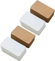 CAXUSD Convenient Graffiti Cards Note Accessory Daily Use Blank Cards 4 Packs Small Note Thickened Word Smooth Edges