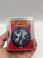 Vintage YOMEGA The Original Yo-Yo with a BRAIN - Blue w/ Box Case NIP