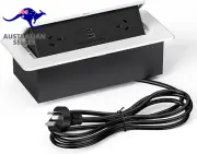 Desk Power Board with PD 20W USB C Aluminum Alloy Automatic Pop