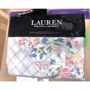 Lauren Ralph Lauren King Macey Floral 3-Pc. Duvet Cover Set, gray floral New