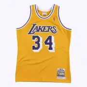 Mens Mitchell & Ness NBA AUTHENTIC JERSEY LAKERS 1996 SHAQUILLE O'NEAL