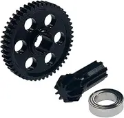 Generic 1/14 1/16 RC Vehicle Gear Replacement Main Spurs Parts, with Pinion Gear