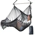 Chihee Hammock Chair Super Large Hanging Chair Soft-Spun Cotton Rope Weaving ...