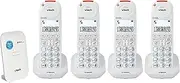 VTech CareLine Cordless Bundle - NBN Ready Phone System - 4 handsets