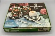Vintage WMF Fruhstucks Sets Cromargan 18/10 S/S 2 Egg Cups & Covers