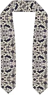 [EdWal] Bat pattern print Graduation Stole and Sash Class for Unisex Adult Honor Stole Honor Stole of 2025
