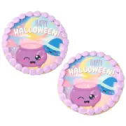Halloween Witches Cauldron Cupcake Toppers One Dozen Edible Image