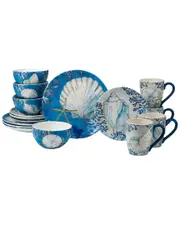 Certified International Playa Shells 16Pc Dinnerware Set