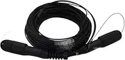 VJSUWI OM3 TPU 4 Wire Armored Fiber Optic Connection Cable 150 m 200 m 250 m 300 m 4C SC LC FC ST AMmodo 4 Fibres Outdoor Fiber Jumper (200 m ST-ST)