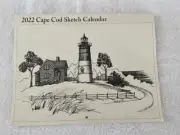 2022 CAPE COD Sketch Calendar NEW all 12 months NICE!