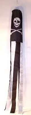 2 NEW SKULL X BONE WINDSOCKS wind sock wind chimes boat sox new flag pirate