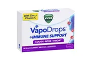 Vicks VapoDrops Immune Support Blackcurrent 16 Lozenges