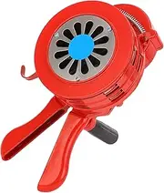 Hand Crank Siren Horn, Manual Operated Air Raid Siren, 110db Volume, Emergency Safety Siren, 1000m Range, Metal Handheld Siren, Hand Crank Alarm Siren for Sporting Events Fire