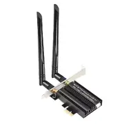 PCI-E WiFi 6E Gaming Adapter Desktop PC for Intel AX5400 PCIe Wifi Card 2.4GHz