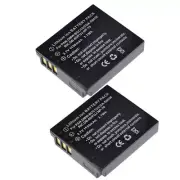 2XBattery For CGA-S005 Panasonic Lumix DMC-FX10 FX07 DMC-FX12 DMC-FX50 DMC-FX100