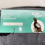 ZippyPaws Adventure Dog's Backpack lightweight size XL (33-40 in) NWT Graphite