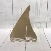 Sailboat Wooden 10” x 7.5" Coastal Nautical Beach Lake Home Decor