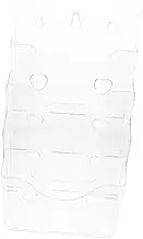 NOLITOY Transparent Brochure Rack Multi Layer Desktop File Organizer Wall Mount File Holder for Documents Magazines Folders Display Stand for Office Storage