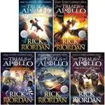 TRIALS OF APOLLO BOXED SET 5冊一套 RICK RIORDAN 太陽神試煉 平裝英國版