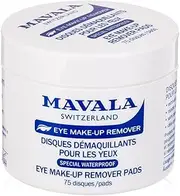 Mavala Switzerland Eye Make-Up Remover Pads 75Pcs, 75 count