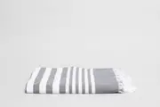 Turkish Beach & Pool Towel / Wrap - Charcoal