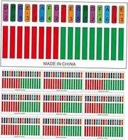CIMAXIC 10pcs Kalimba Note Stickers for Beginners Adhesive Thumb Piano Keyboard Decals Easy to Install Finger Piano Learning Compact Portable Music Accessories