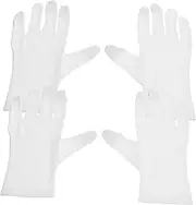 OATIPHO 2 Pairs White Touchscreen Gloves work gloves for construction thin gloves cleaning hand glove mitt garden gloves non- working gloves gardening gloves men and women car cotton