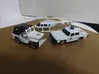 3 Piece Set of Police Vehicles Sheriff Police Jeep- Helicopter & Police Car