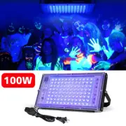 100W LED UV Black Light For Christmas Party Bar DJ Stage Waterproof Floodlight