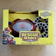 Rescue Heroes 3-D View-Master Viewer Gift Set + 3 Reels - 2000s Mint RARE!