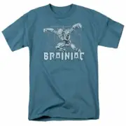Brainiac T Shirt Mens Licensed DC Comics Anti Justice League Tee Slate
