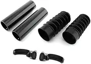 Motorcycle Front, Fork Turn Signal Lights Shock Gaiters Boot Cover Led, for Harley, Nightster RH975 22-23 Silica Black Motorcycle Fork Cap