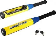 [Goodyear] Baseball Bat Style Steering Wheel Lock- Heavy Duty Vehicle Security| Universal Fit| Durable Anti-Theft Protection| Adjustable Design for car Lock and Trucks |Strong and Durable| Easy to Use