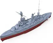 MRY-SFW YYC700526S 1/700 Military Model Kit France Navy Bretagne Battleship Full Hull