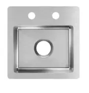 Elkay Crosstown Undermount 15-Inch Single Bowl Stainless Steel 20 Gauge Bar Sink