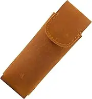 Knife Bag for Belt, Knife Sheath Leather Man Multi-Tool Bag Leather Multitool Pouch for Leatherman Surge Cutter Knife Bag, Knife Bag, Folding Knife Holder with Snap Closure, Brown