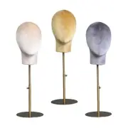 Mannequin Head Model Professional Adjustable Height for Shop