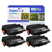 4 PACK CE255A 55A Toner Cartridge for HP LaserJet P3015x P3016 / 500 MFP M525dn