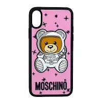 在飛比找Yahoo奇摩購物中心優惠-MOSCHINO 新款可愛外星太空熊 I Phone X 軟