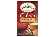 Twinings, Chai Black Tea, Pumpkin Spice, 20 Tea Bags, 1.41 oz (40 g)