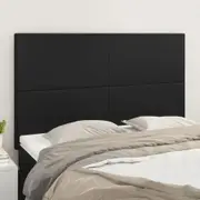 Headboards 4 pcs Black 72 cm Faux Leather