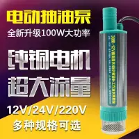 在飛比找蝦皮購物優惠-热促#電動抽油泵12V柴油泵24V220v抽水泵3.9cm超