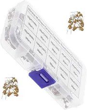 TEMPNAP 600pcs Ceramic Capacitor Assortment Kit High Voltage Electronics Cap for Diy